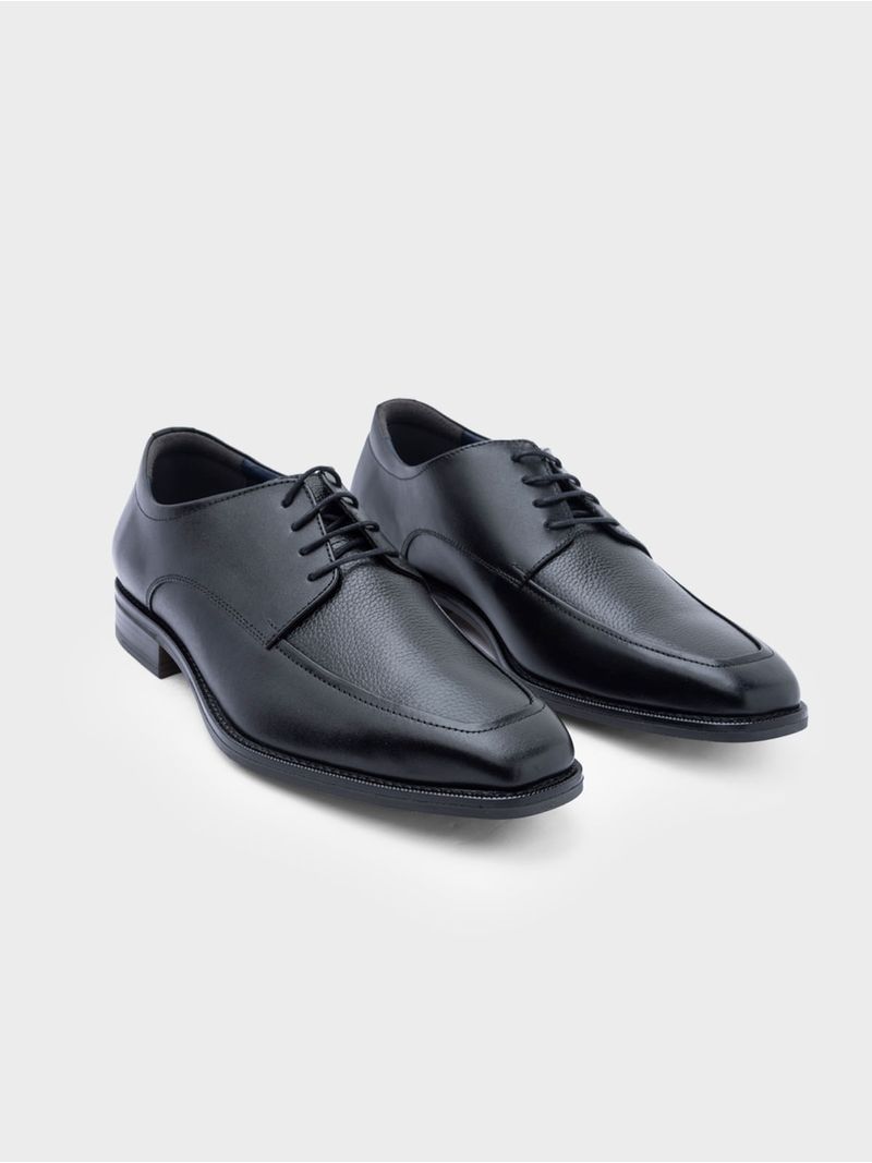 Zapato Formal con Cueros Lisos Y Texturizados para Hombre 44572