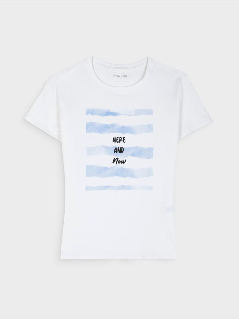 Camiseta Estampada para Mujer 44198