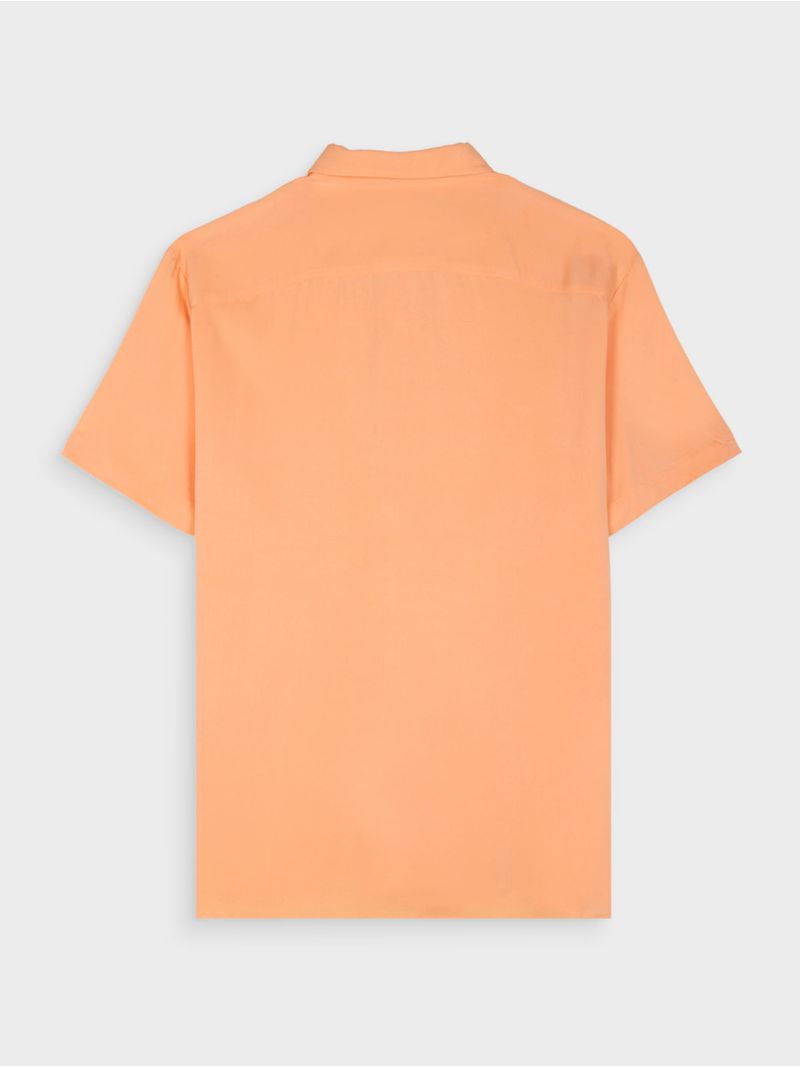 Camisa Unicolor Manga Corta para Hombre 13236
