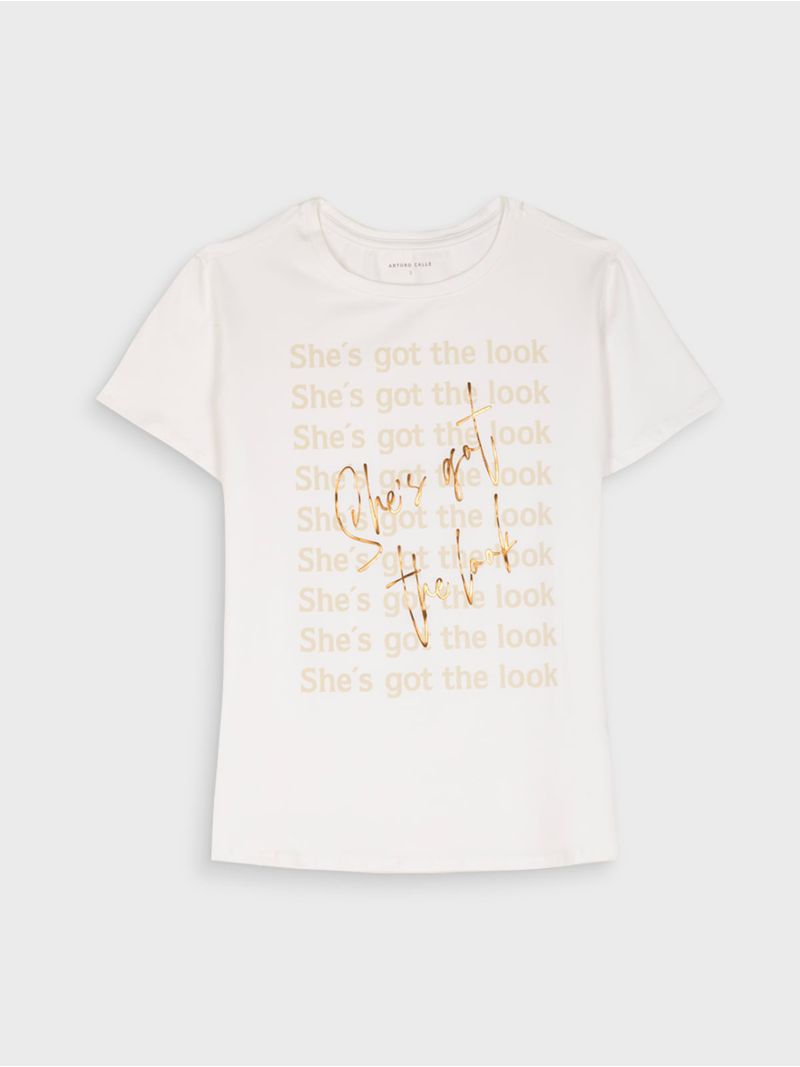Camiseta Estampada para Mujer 42477