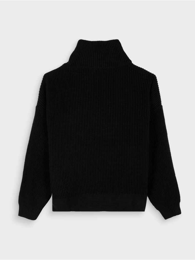 Suéter Cuello Tortuga Unicolor para Mujer 46096