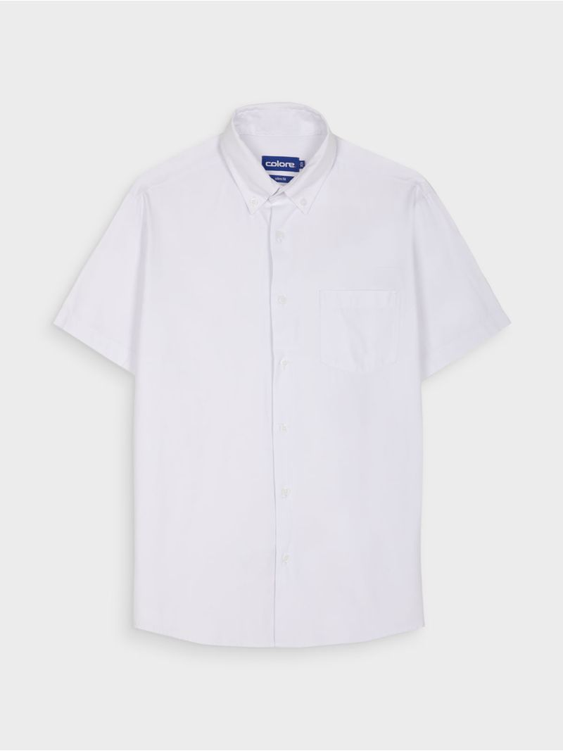 Camisa Casual Unicolor para Hombre 13116