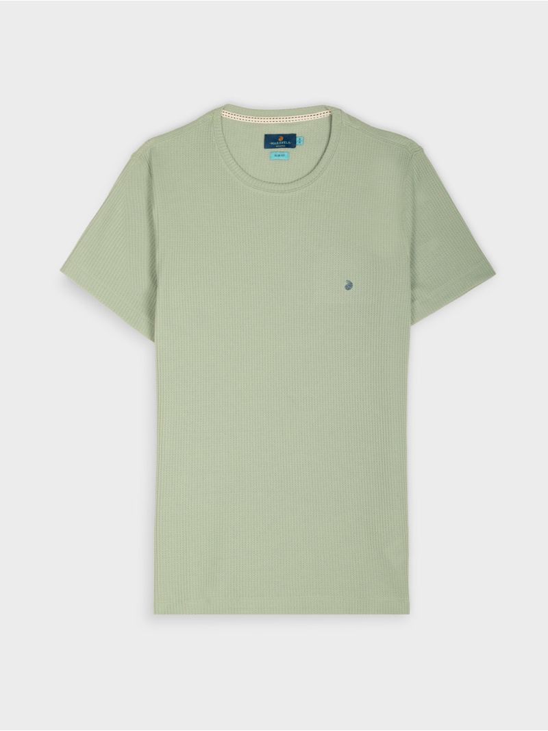 Camiseta Unicolor para Hombre 03221
