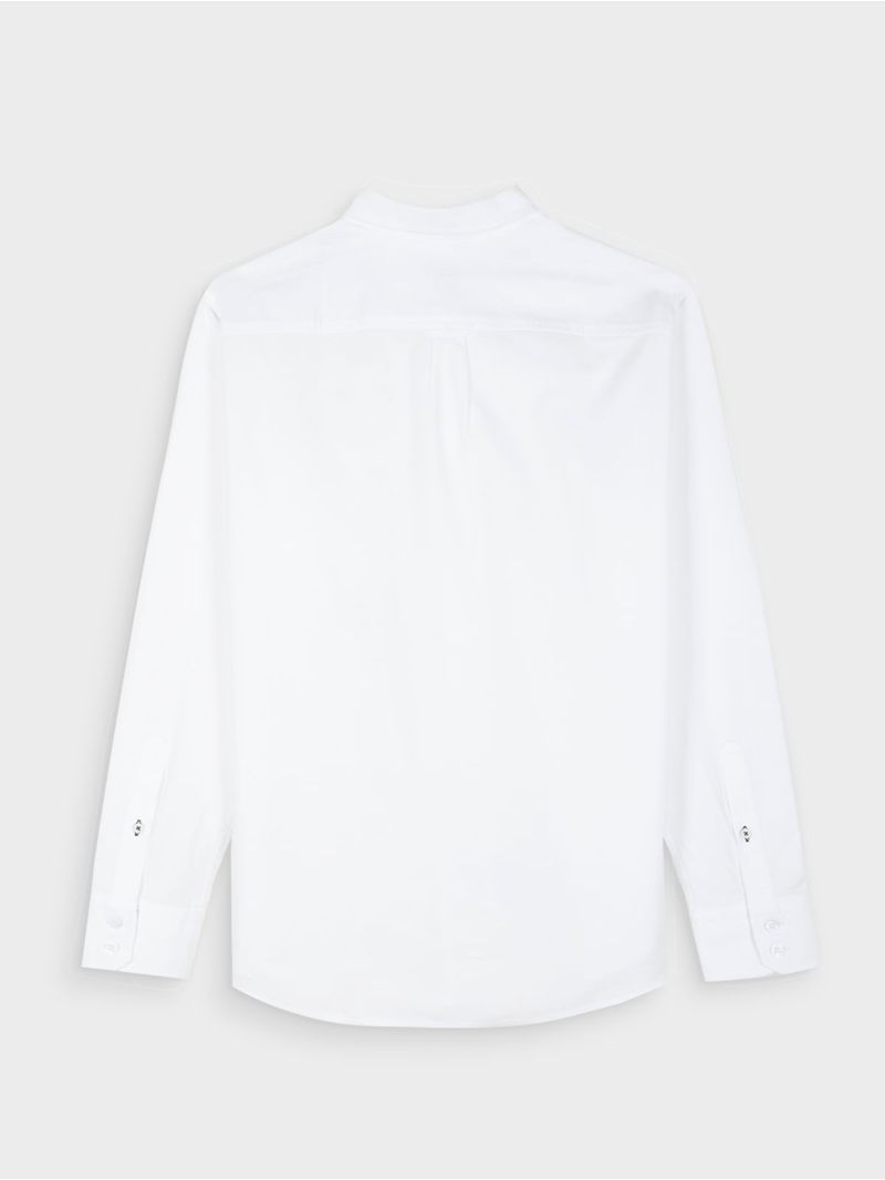 Camisa Unicolor Manga Larga para Hombre 44224