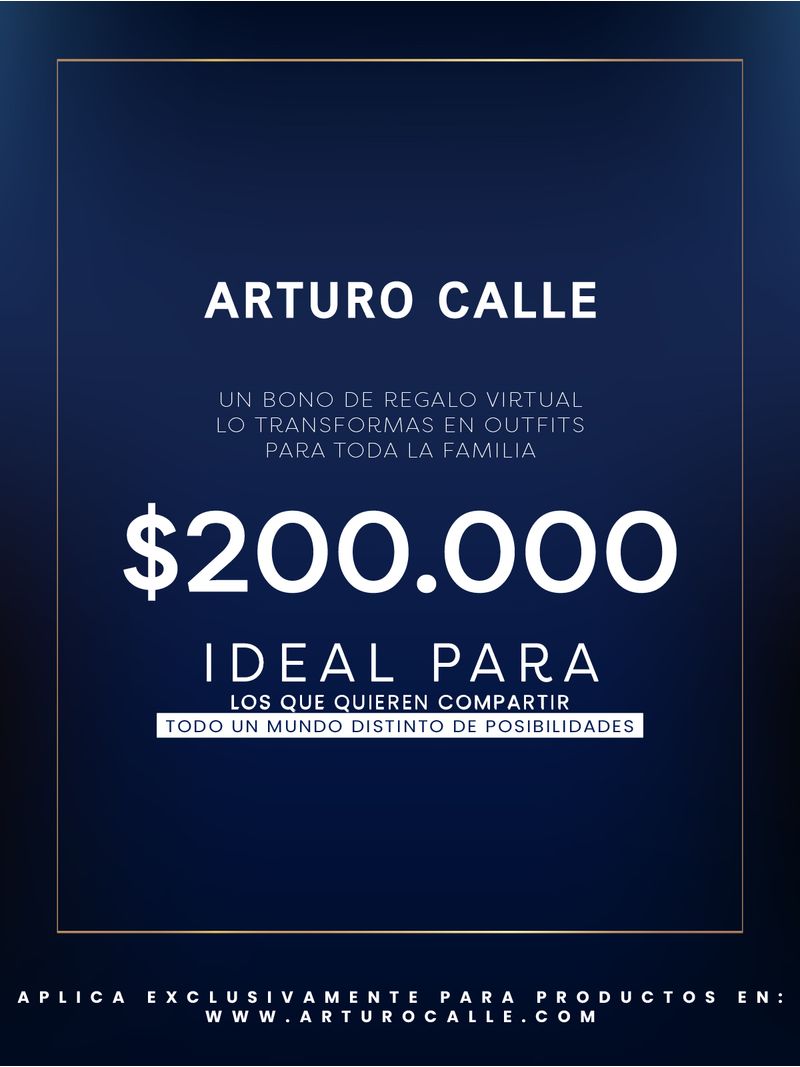 Bono De Regalo Virtual $200.000
