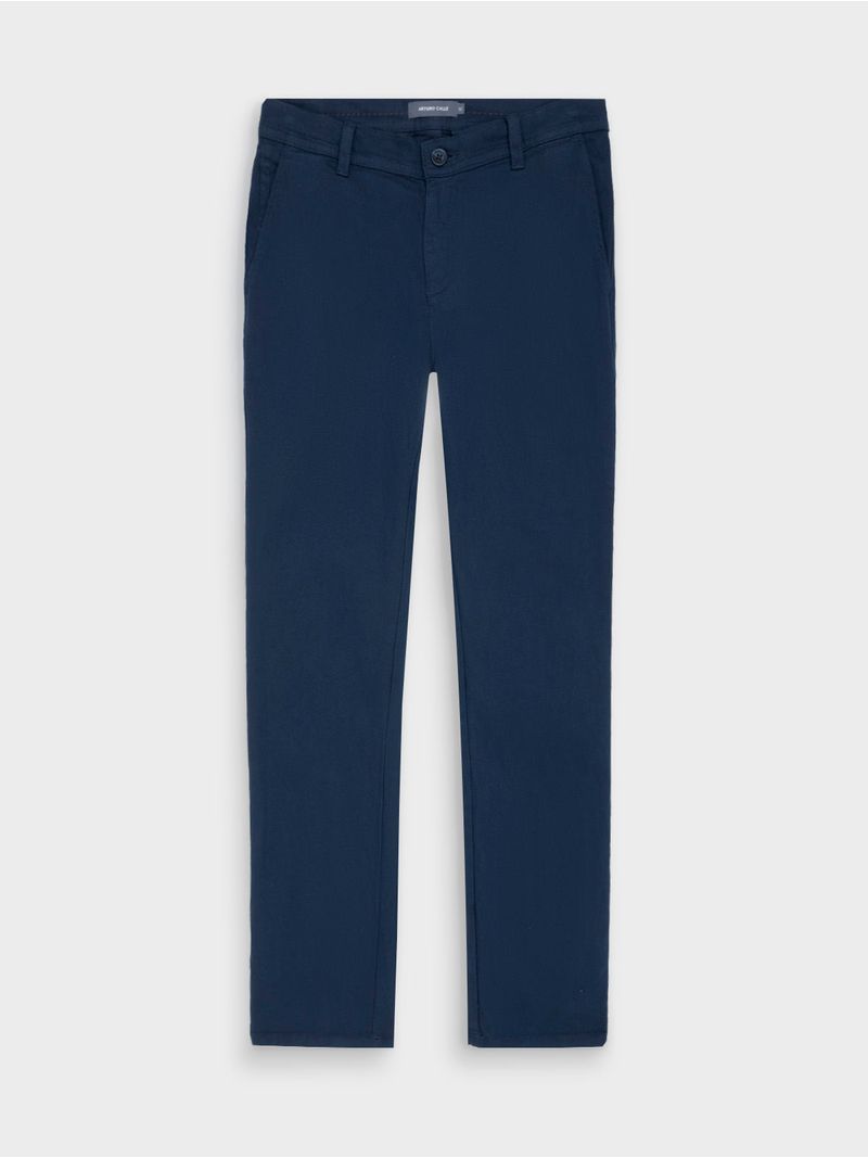 Pantalón Casual Piqué Slim Fit para Hombre 42586