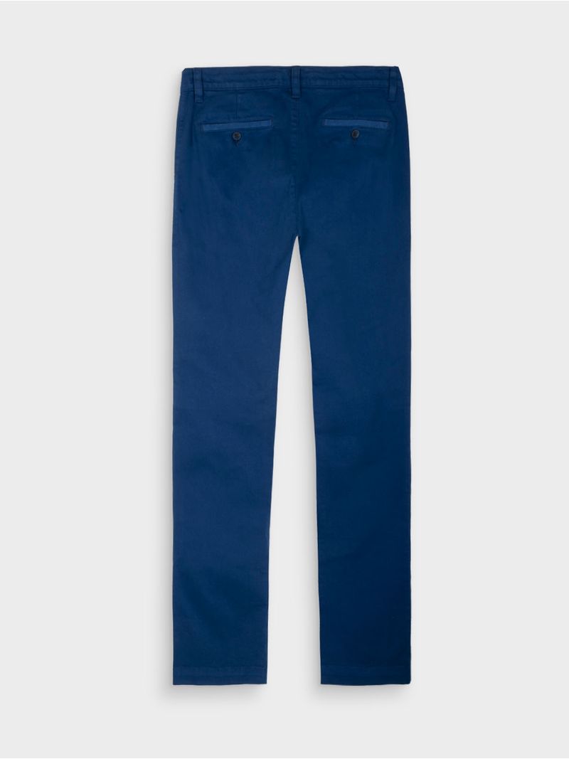 Pantalón Chino Slim Unicolor para Hombre 37059