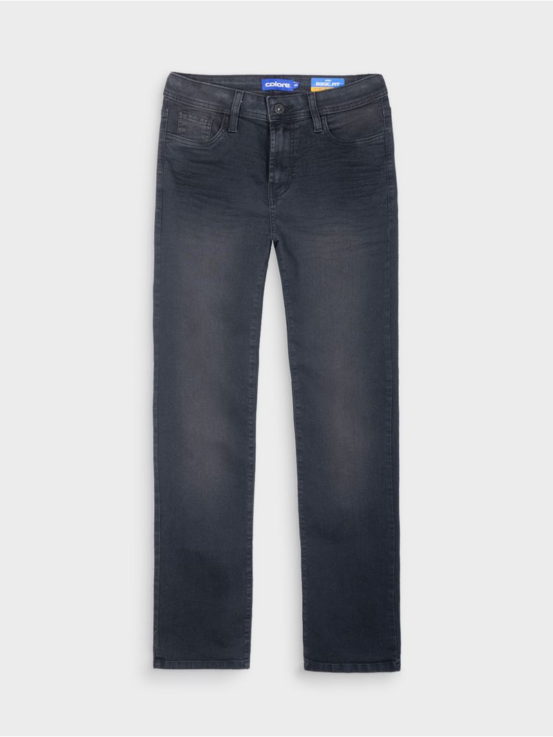 Jean Regular Fit Unicolor para Hombre 13295