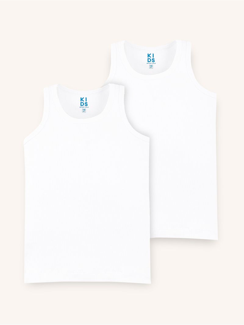 Pack x 2 Camisillas Tipo Esqueleto para Niño 04610