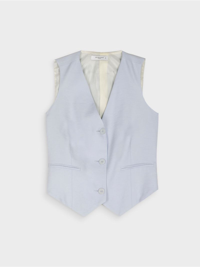 Chaleco Formal Unicolor para Mujer 42350