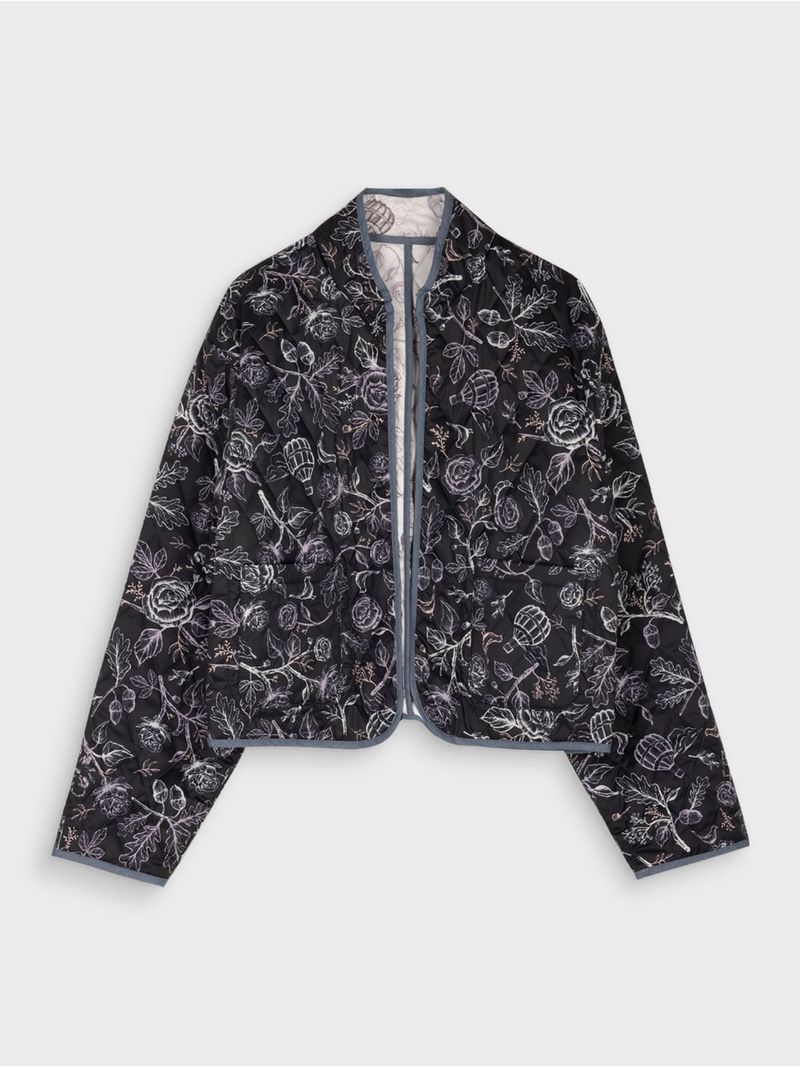 Chaqueta Estampada Doble Faz para Mujer 05380