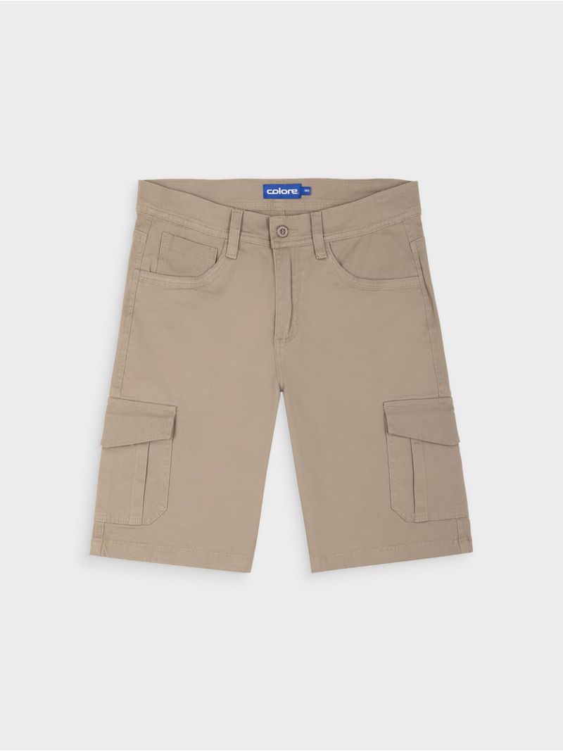 Bermuda Cargo Unicolor para Hombre 12849