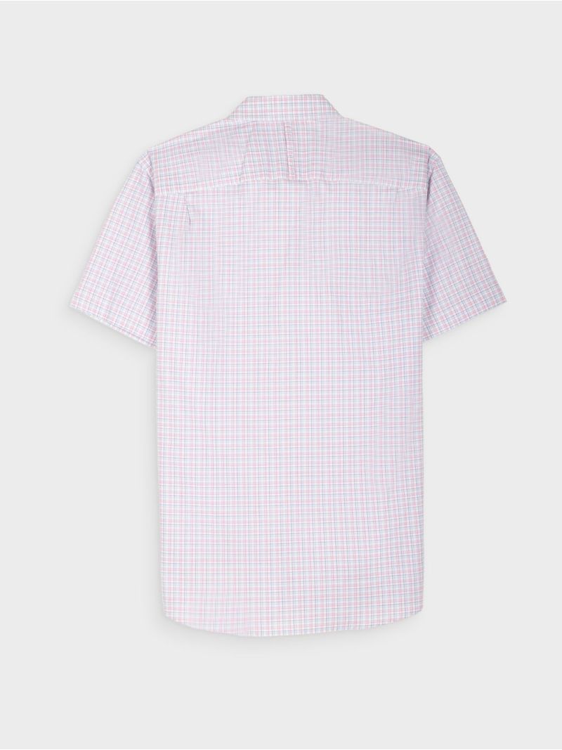 Camisa Cuadros Manga Corta para Hombre 43306