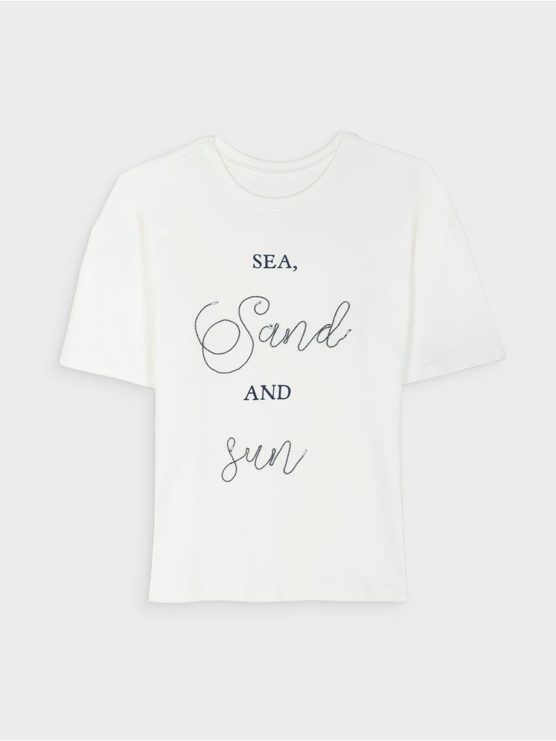 Camiseta Estampada para Mujer 44460