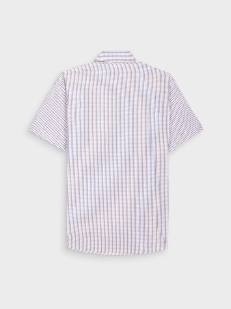 Camisa Casual Cuadros Manga Corta para Hombre 12772