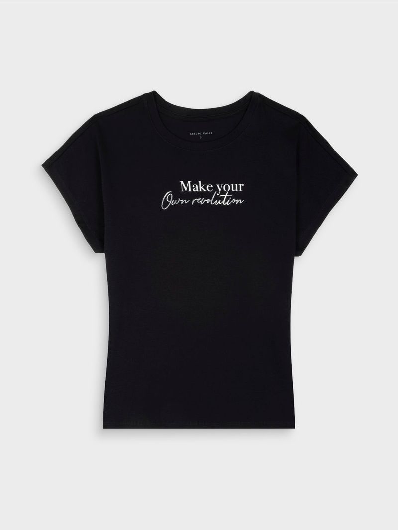 Camiseta Estampada para Mujer 46124