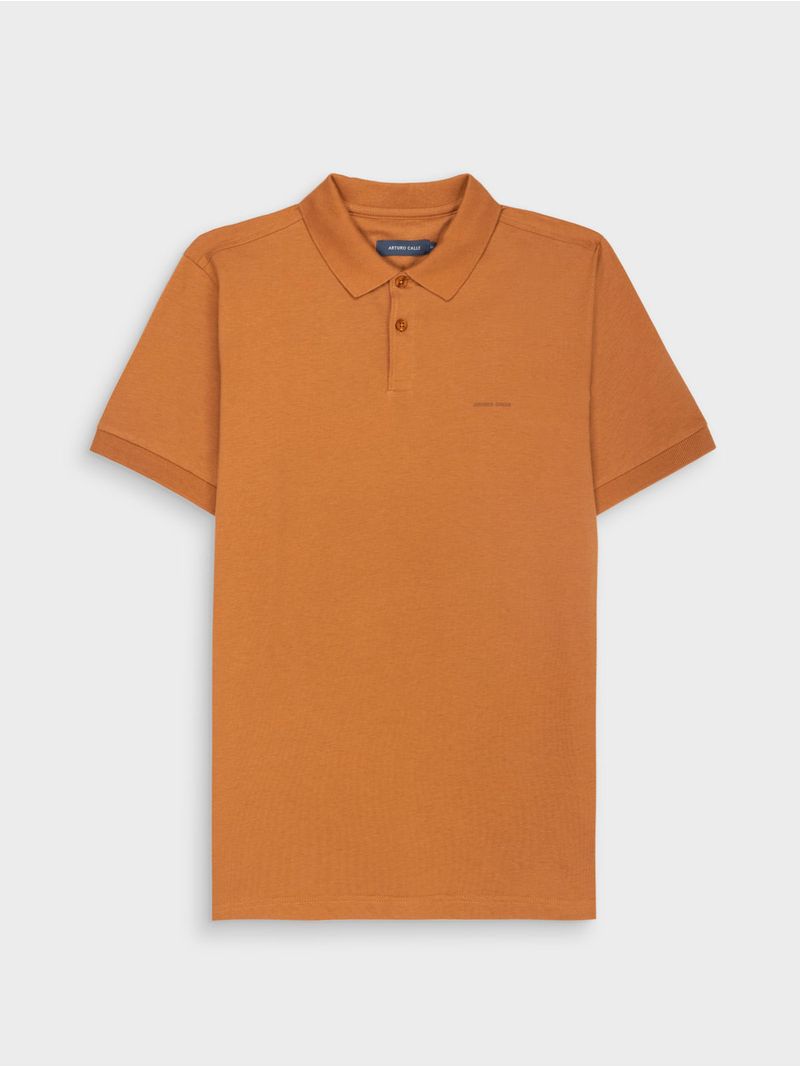 Polo Unicolor en Algodón para Hombre 44384