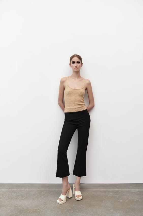 CROPPED FLARE PANTS