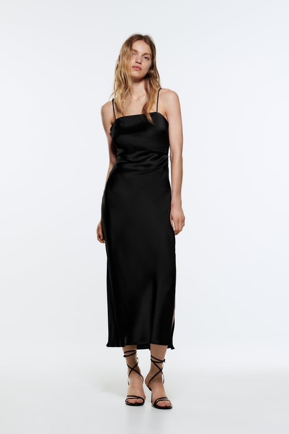 SATIN LINGERIE STYLE DRESS