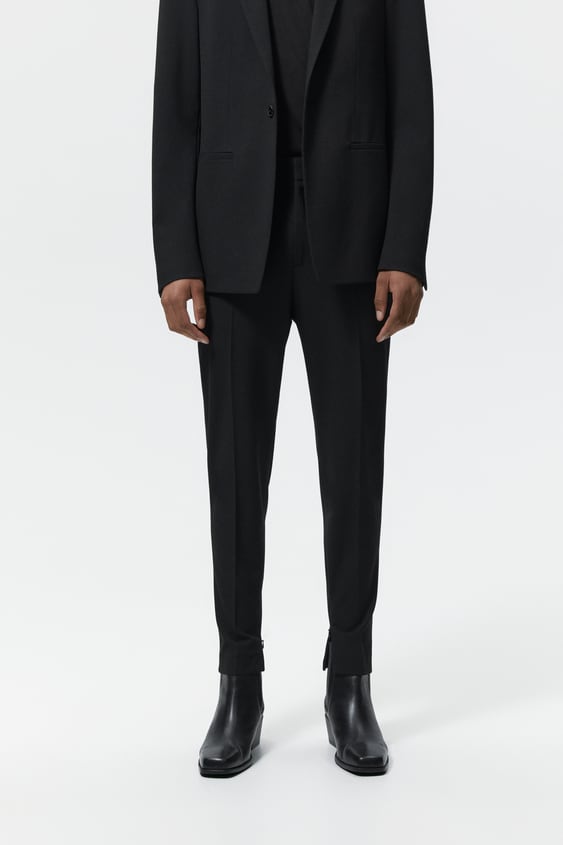 SKINNY FIT SUIT PANTS
