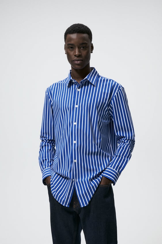 STRIPED STRETCH SHIRT
