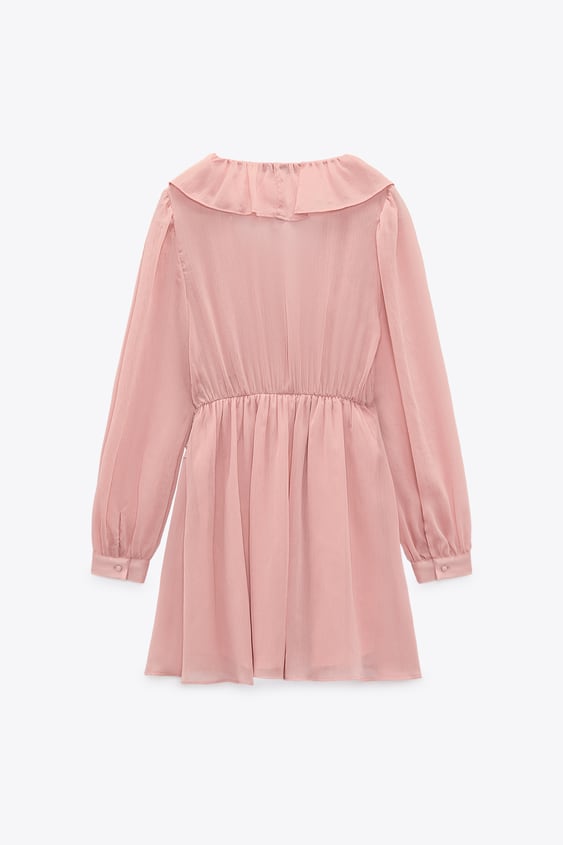 SHORT RUFFLED DRESS