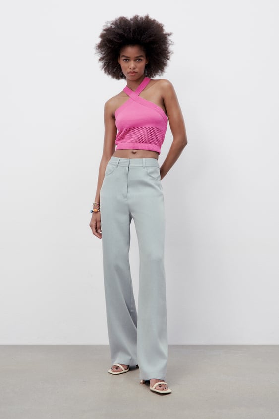 HIGH-WAISTED PANTS