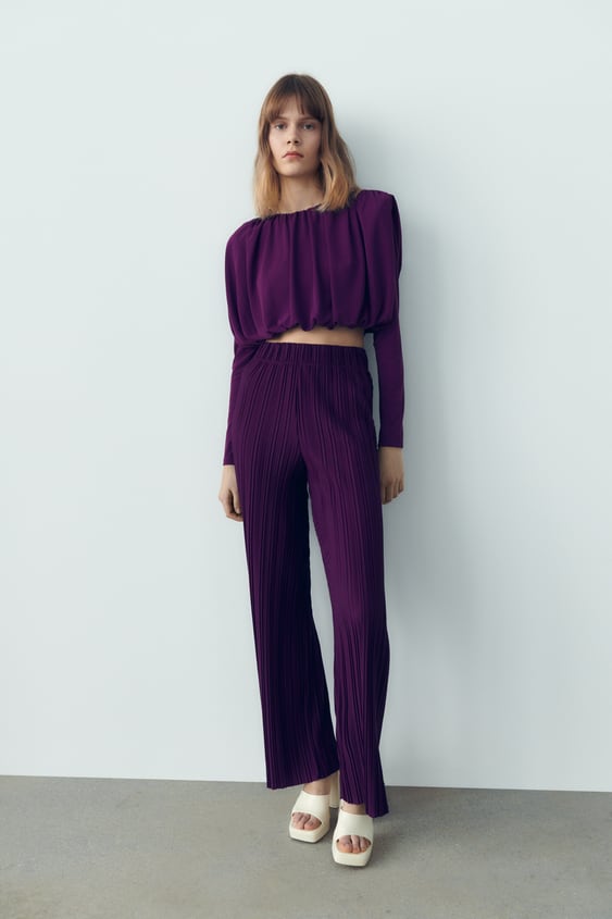 PLEATED PANTS