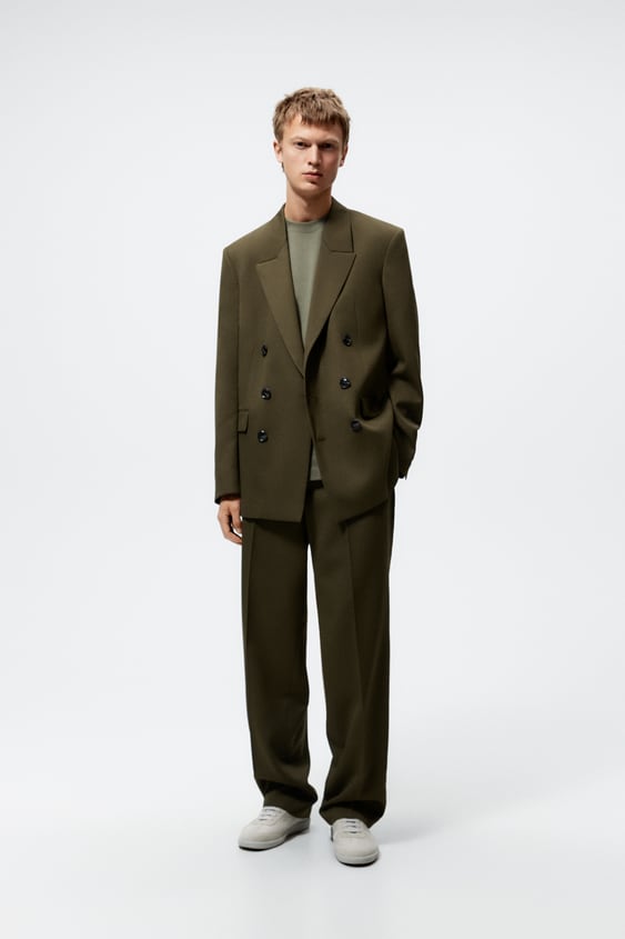 DOUBLE BREASTED SUIT JACKET