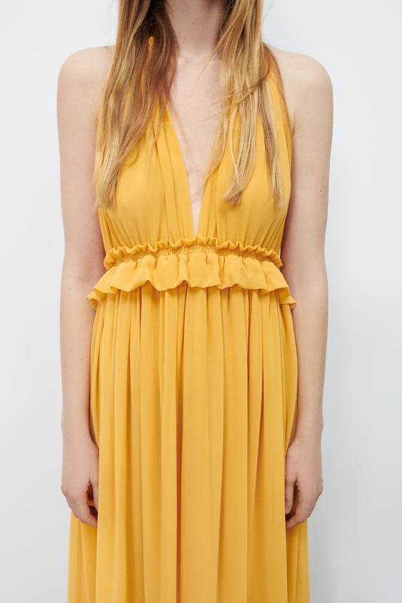 LONG VOLUMINOUS DRESS