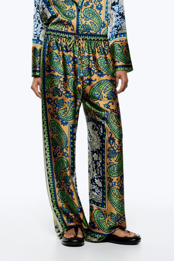 PRINTED PAJAMA PANTS