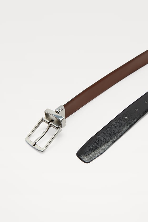 REVERSIBLE LEATHER BELT