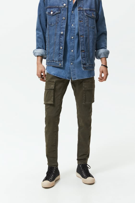 SKINNY CARGO PANTS