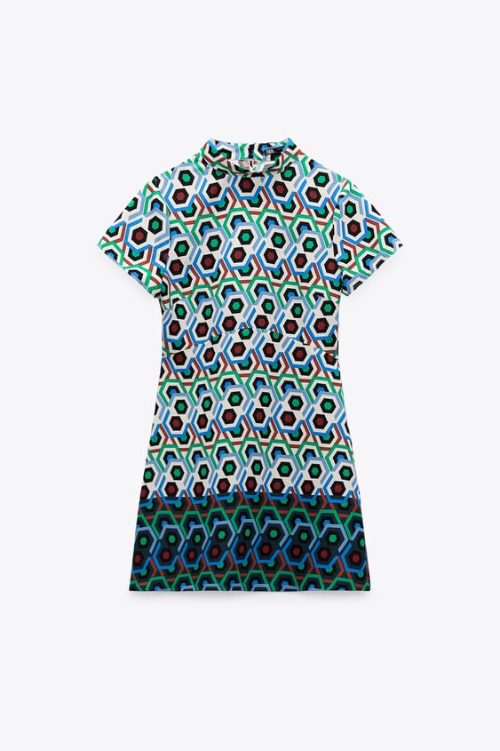 GEOMETRIC PRINT DRESS