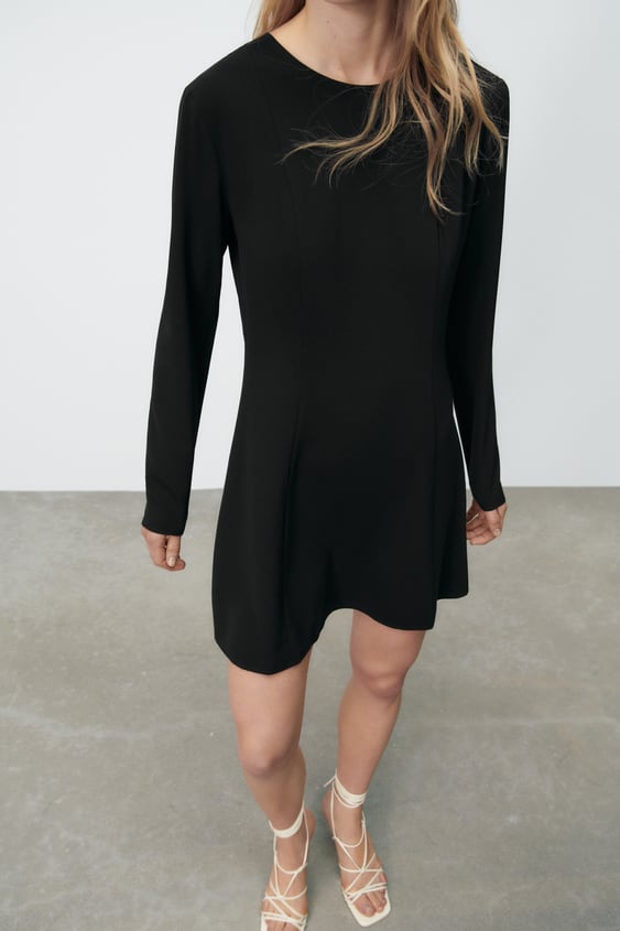 FLUID SKATER DRESS