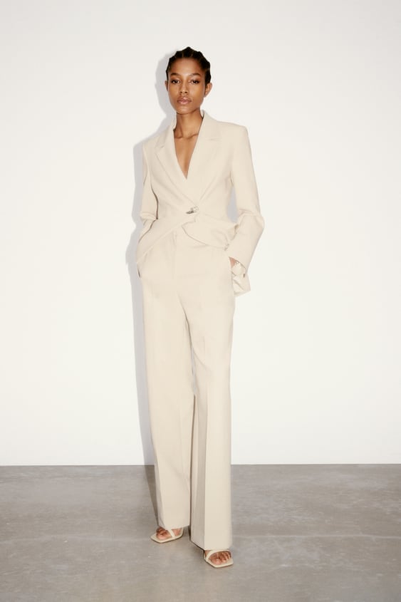 MENSWEAR STYLE WIDE LEG PANTS