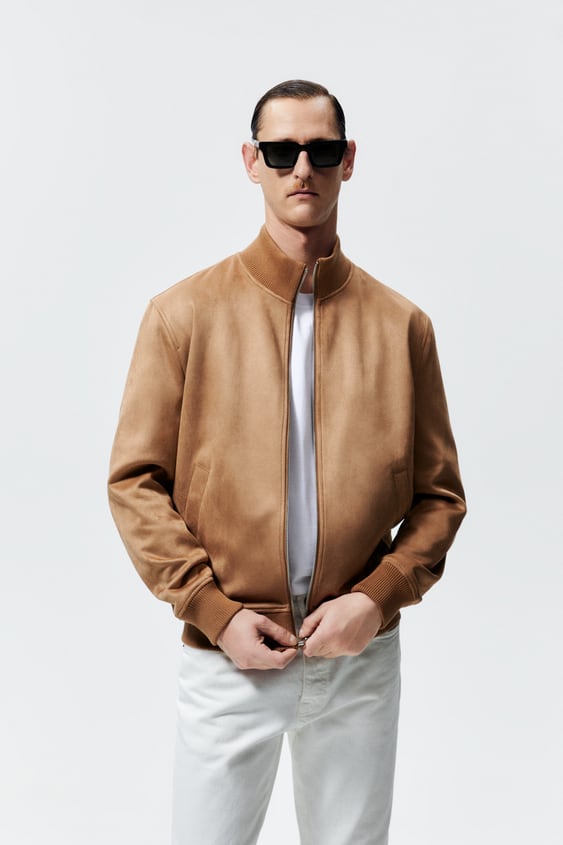 FAUX SUEDE JACKET