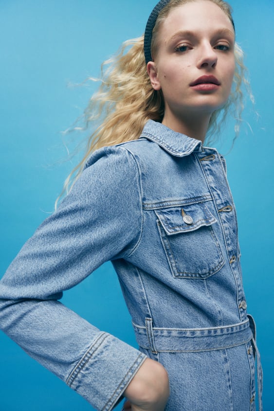 DENIM MINI DRESS