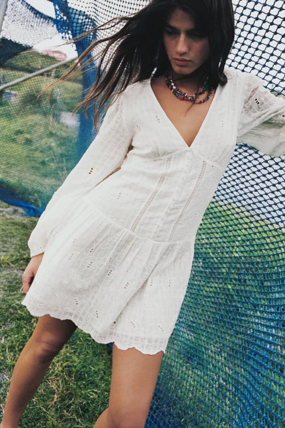 EMBROIDERED DRESS