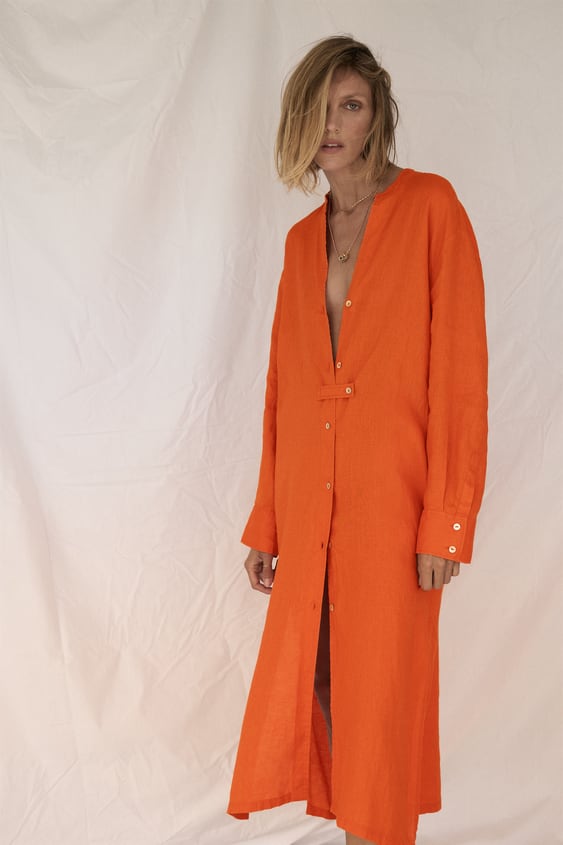 LINEN TUNIC DRESS