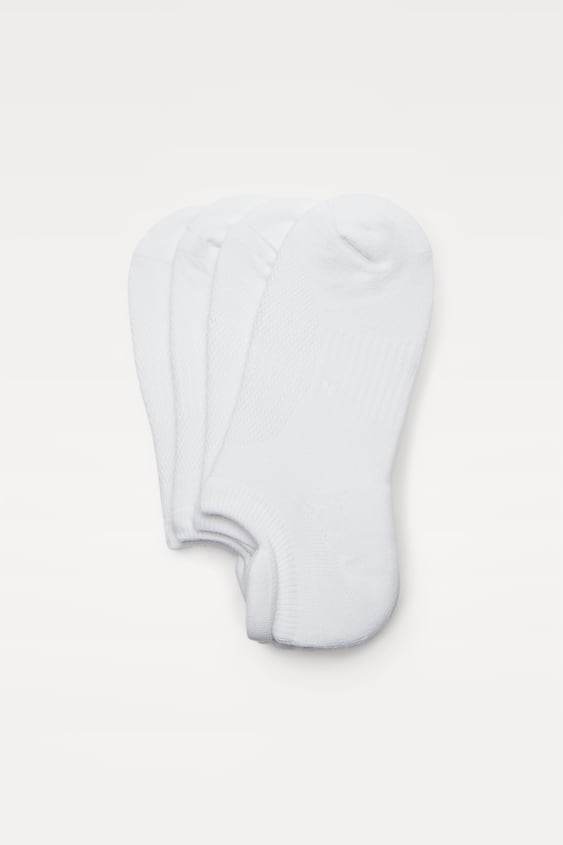 4 PACK OF INVISIBLE SOCKS