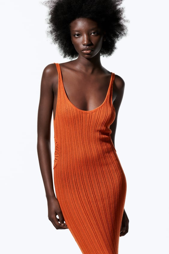 LONG CROCHET DRESS