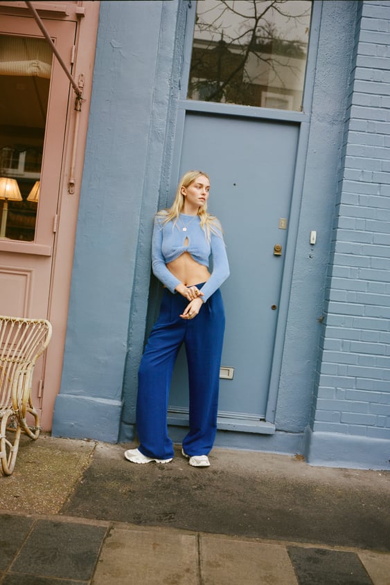 FULL-LENGTH MENSWEAR STYLE PANTS