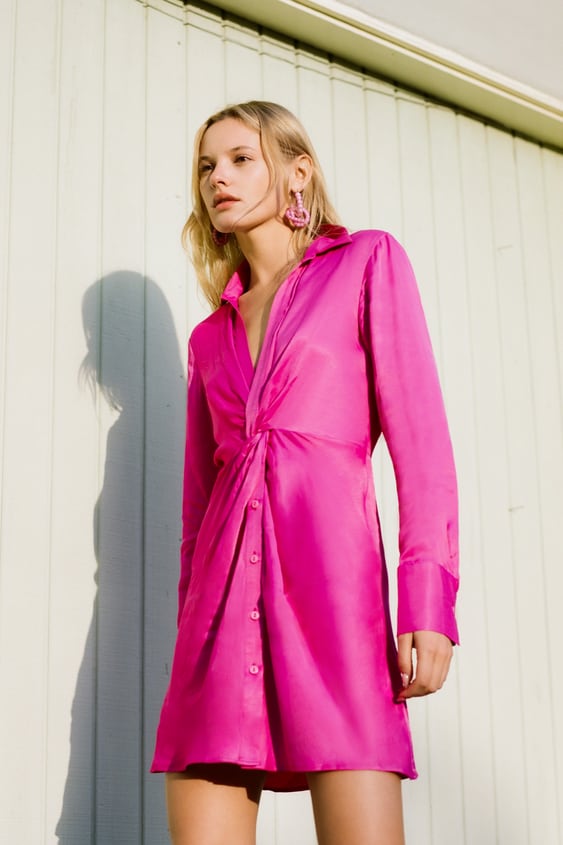 SATIN DRESS
