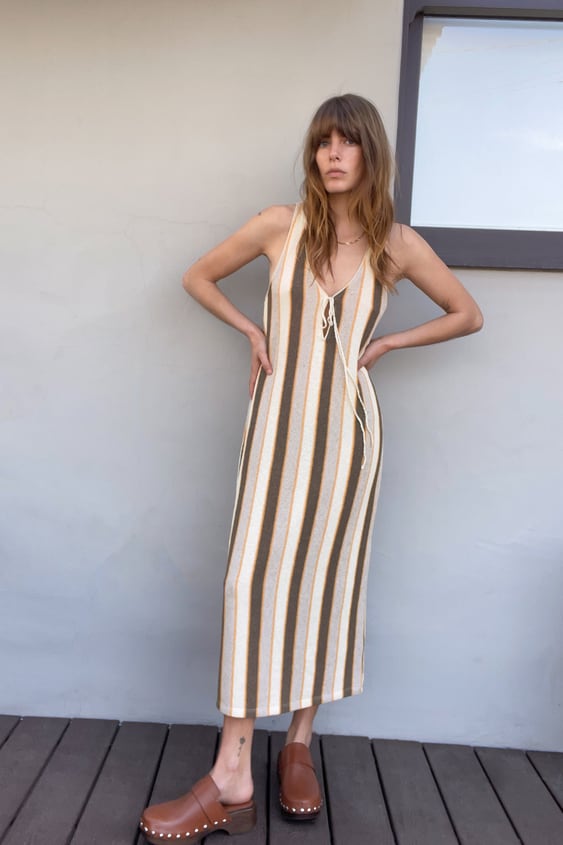 RUSTIC MIDI DRESS