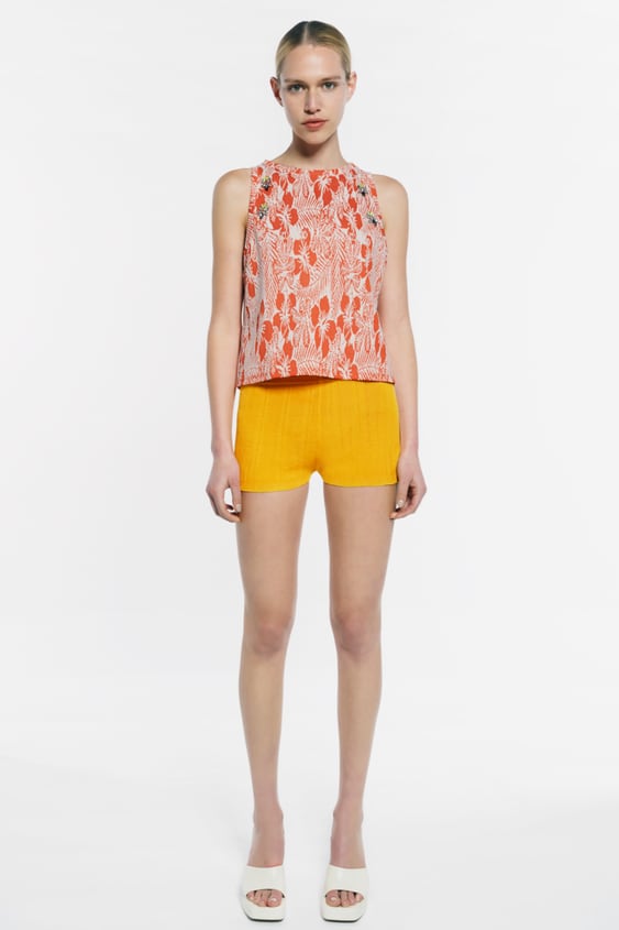 PEBBLE JACQUARD TOP