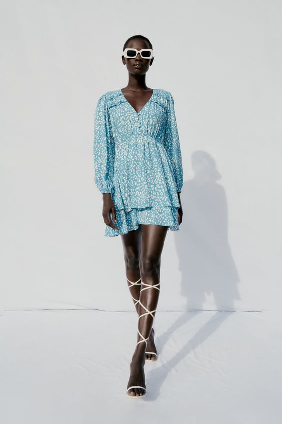ANIMAL PRINT SHORT DRESS