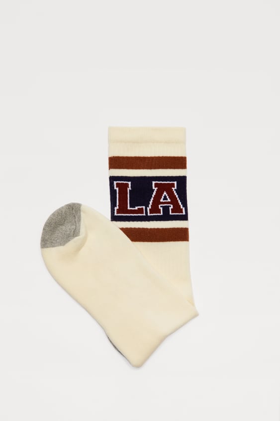 JACQUARD STRIPE SOCKS