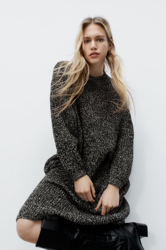 KNIT MIDI DRESS