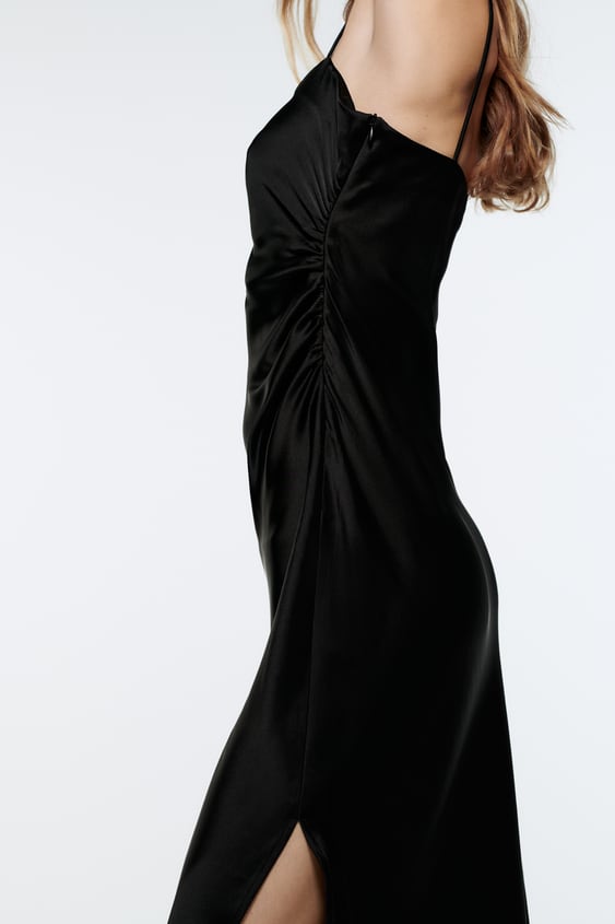 SATIN LINGERIE STYLE DRESS